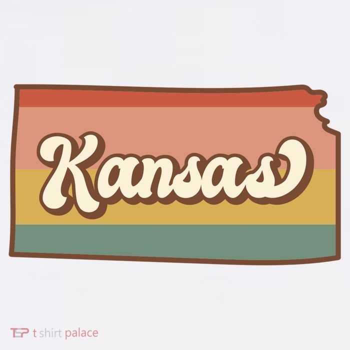 Retro Kansas Button