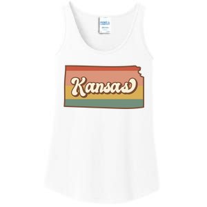 Retro Kansas Ladies Essential Tank