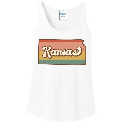 Retro Kansas Ladies Essential Tank