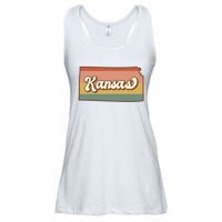 Retro Kansas Ladies Essential Flowy Tank