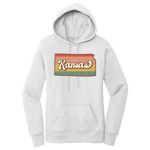 Retro Kansas Women's Pullover Hoodie