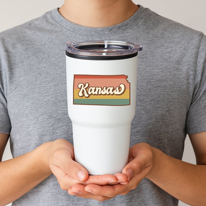 Retro Kansas Tumbler