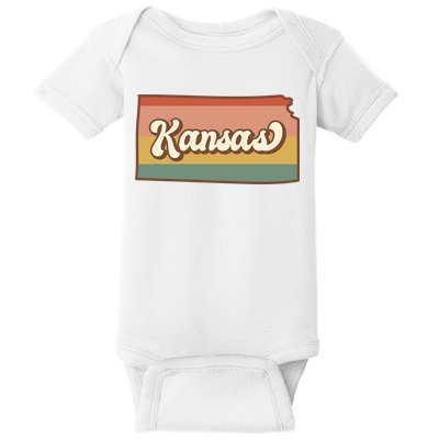 Retro Kansas Baby Bodysuit