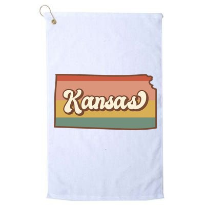 Retro Kansas Golf Towel
