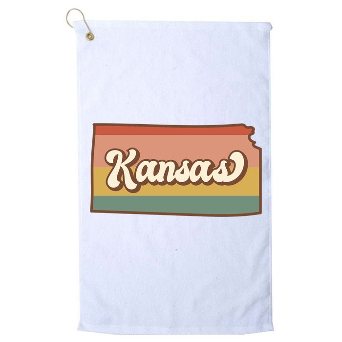 Retro Kansas Golf Towel