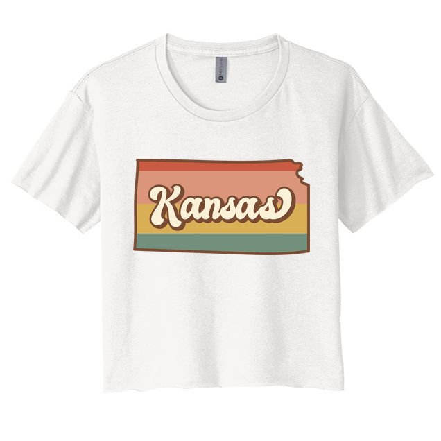 Retro Kansas Crop Top