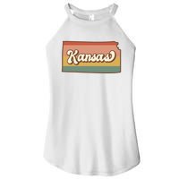 Retro Kansas Women's Perfect Tri Rocker Tank