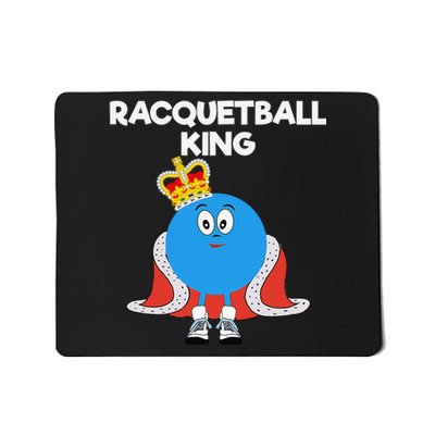 Racquetball King Racket Player Tennis Squash Mousepad