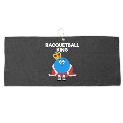 Racquetball King Racket Player Tennis Squash Large Microfiber Waffle Golf Towel