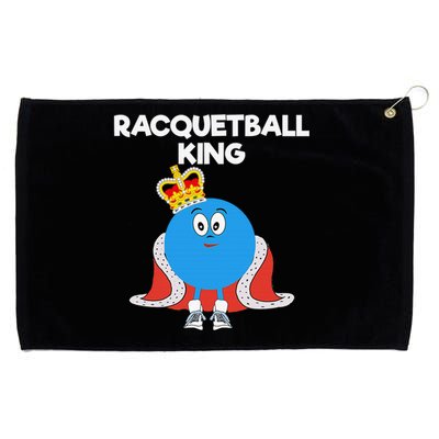 Racquetball King Racket Player Tennis Squash Grommeted Golf Towel