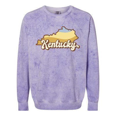 Retro Kentucky Colorblast Crewneck Sweatshirt