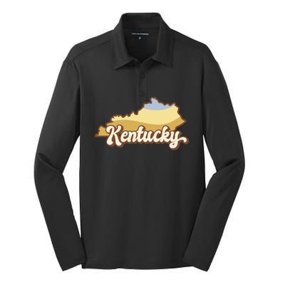 Retro Kentucky Silk Touch Performance Long Sleeve Polo