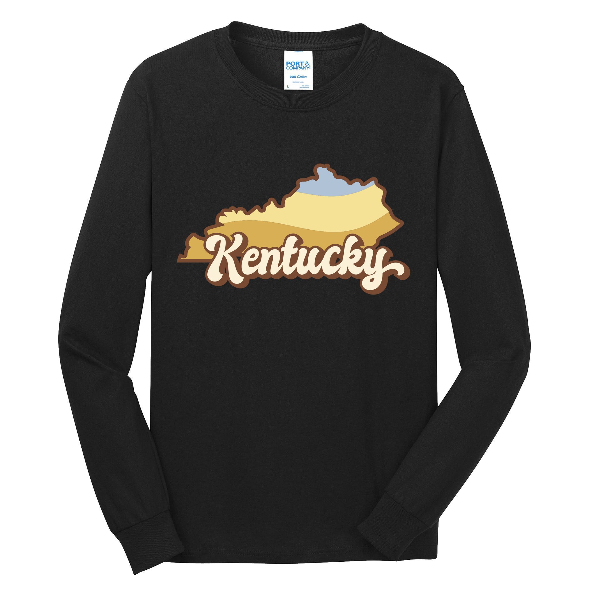 Retro Kentucky Tall Long Sleeve T-Shirt