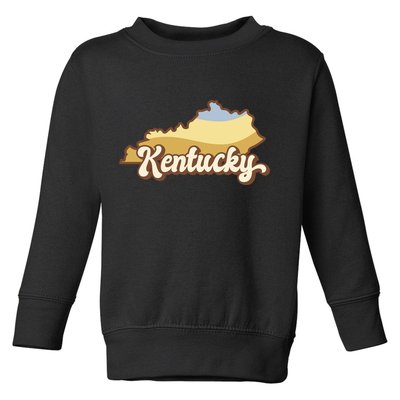 Retro Kentucky Toddler Sweatshirt