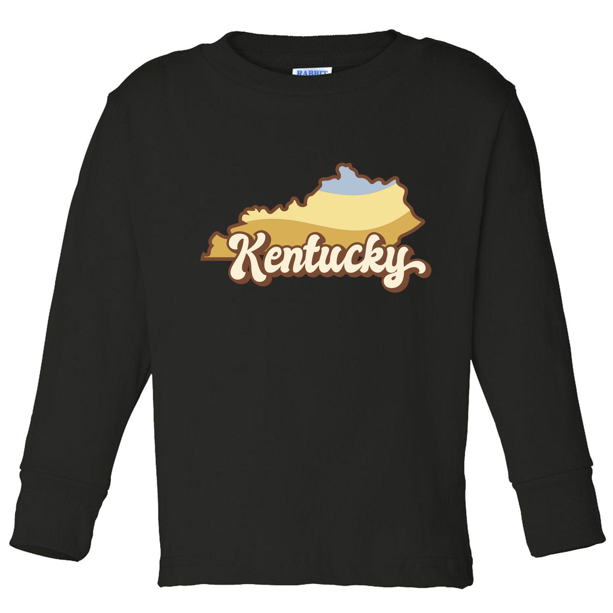 Retro Kentucky Toddler Long Sleeve Shirt