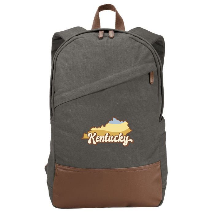 Retro Kentucky Cotton Canvas Backpack