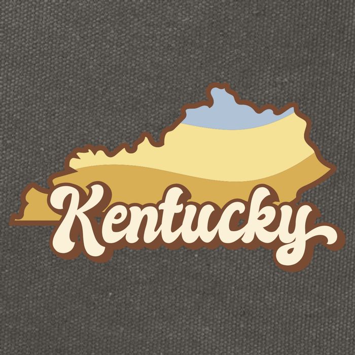 Retro Kentucky Cotton Canvas Backpack