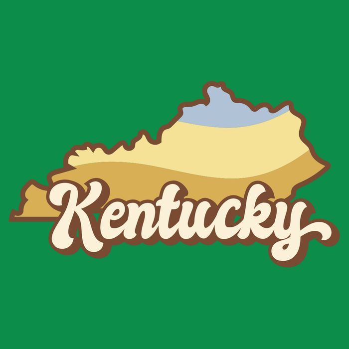 Retro Kentucky Magnet