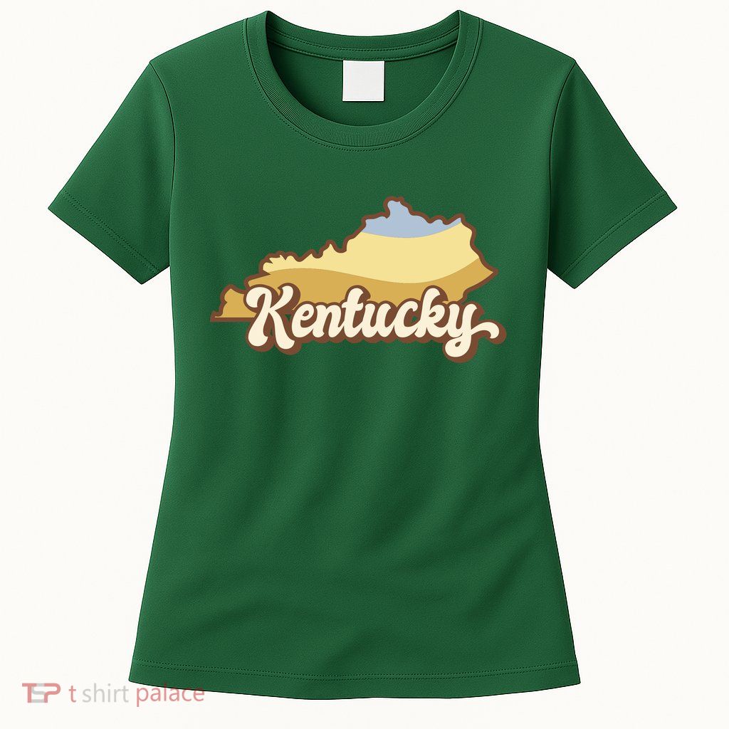 Retro Kentucky Womens T-Shirt