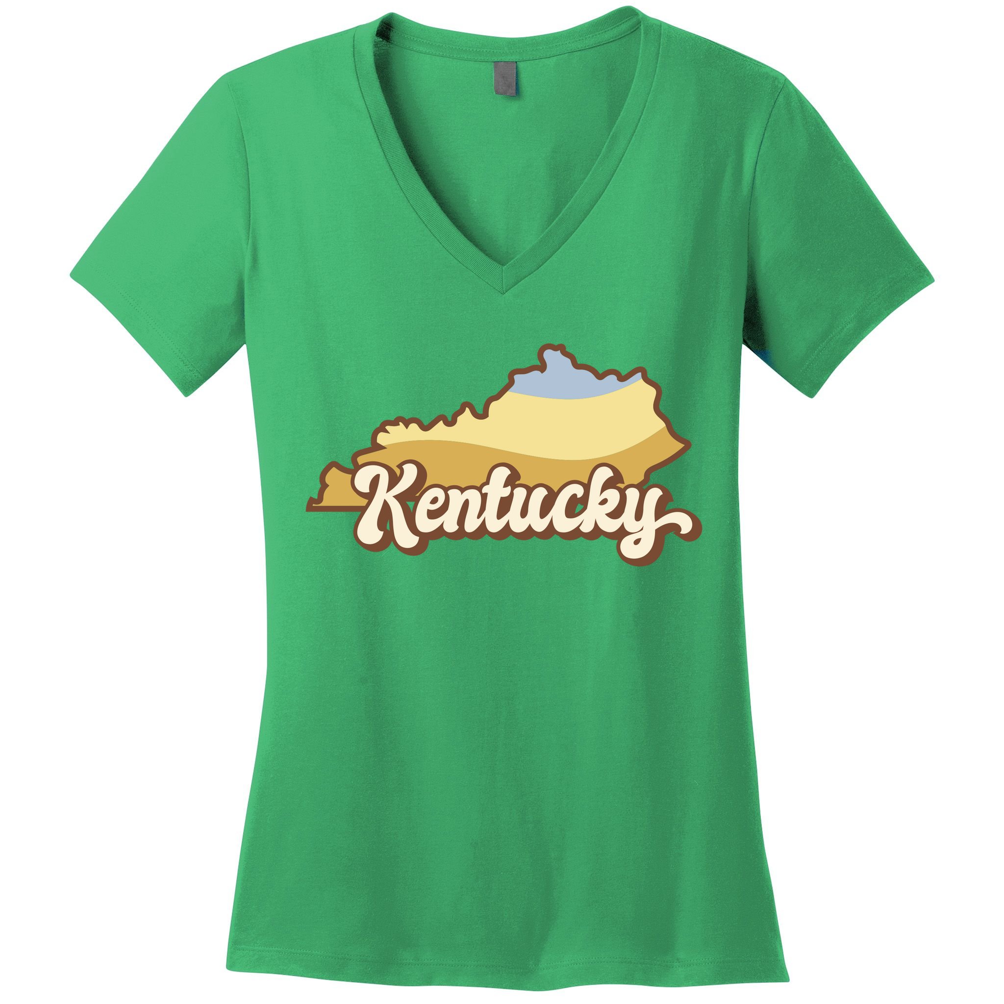 Retro Kentucky Women's V-Neck T-Shirt