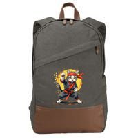 Roaring Kitty Cotton Canvas Backpack