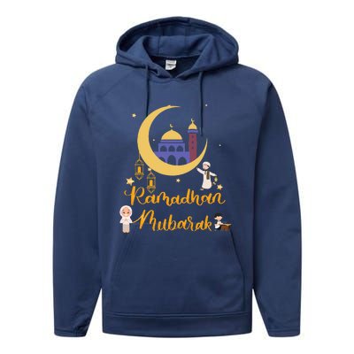 Ramadan Kareem Ramadan Muslims Holy Month Fasting Performance Fleece Hoodie