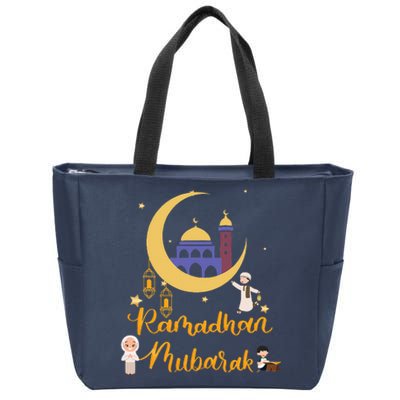 Ramadan Kareem Ramadan Muslims Holy Month Fasting Zip Tote Bag