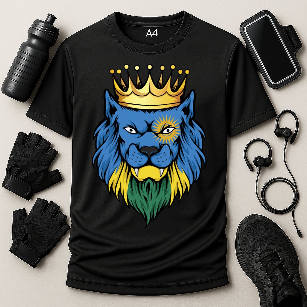 Rwanda King Cooling Performance Crew T-Shirt