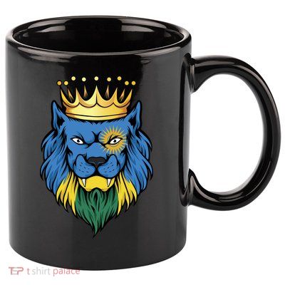 Rwanda King 11oz C Handle Ceramic Mug