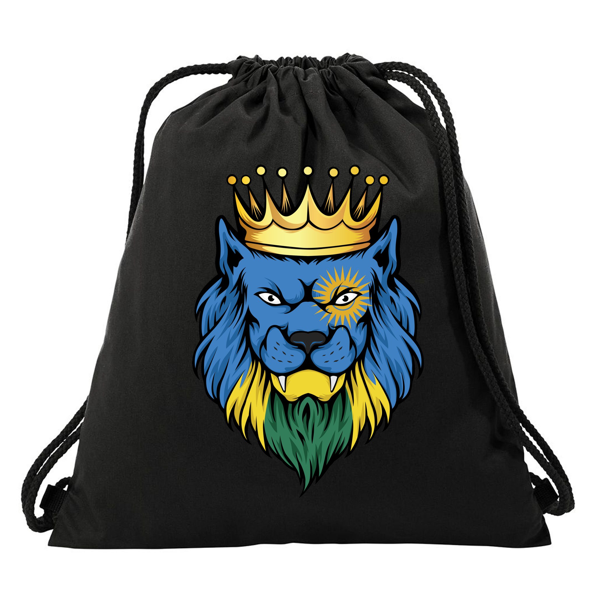 Rwanda King Drawstring Bag