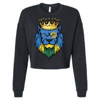 Rwanda King Cropped Pullover Crew