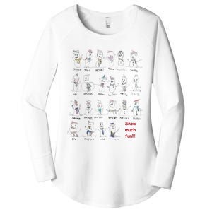 RPC Kindergarten Snowmen Women's Perfect Tri Tunic Long Sleeve Shirt