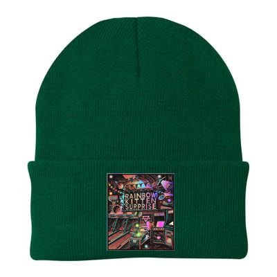 Rainbow Kitten Surprise Band Knit Cap Winter Beanie