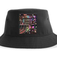 Rainbow Kitten Surprise Band Sustainable Bucket Hat