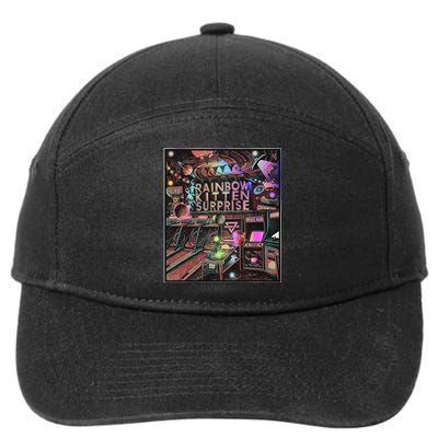 Rainbow Kitten Surprise Band 7-Panel Snapback Hat