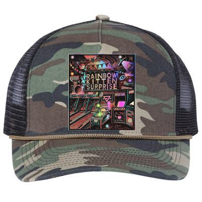 Rainbow Kitten Surprise Band Retro Rope Trucker Hat Cap