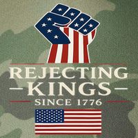Rejecting Kings Since 1776 Hand Grip Design Legacy Tie Dye Trucker Hat