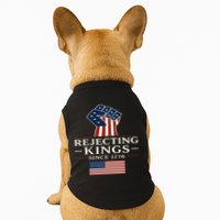 Rejecting Kings Since 1776 Hand Grip Design Doggie Tank