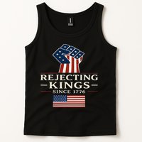 Rejecting Kings Since 1776 Hand Grip Design Tank Top