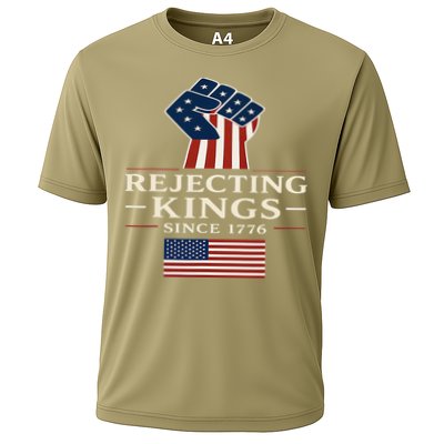 Rejecting Kings Since 1776 Hand Grip Design Performance Shirt