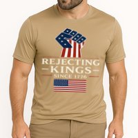 Rejecting Kings Since 1776 Hand Grip Design Performance Shirt