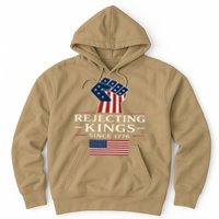 Rejecting Kings Since 1776 Hand Grip Design Hoodie