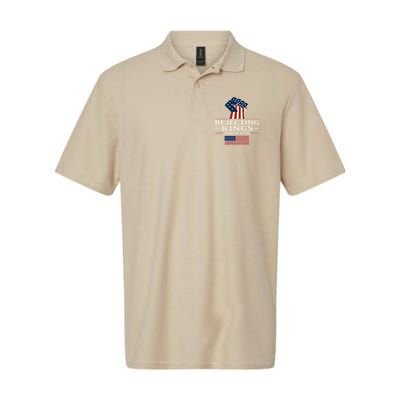 Rejecting Kings Since 1776 Hand Grip Design Polo