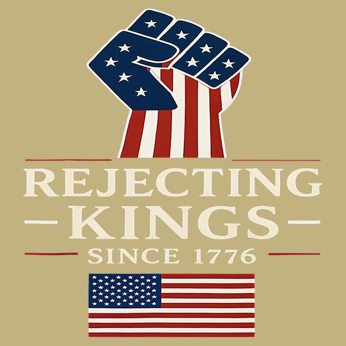 Rejecting Kings Since 1776 Hand Grip Design Cooling Performance Long Sleeve Crew