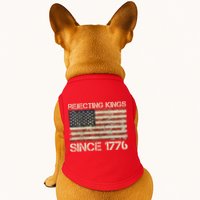 Rejecting Kings Since 1776 American Vintage Flag Doggie Tank