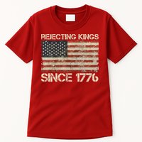 Rejecting Kings Since 1776 American Vintage Flag Tall T-Shirt