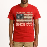 Rejecting Kings Since 1776 American Vintage Flag Tall T-Shirt