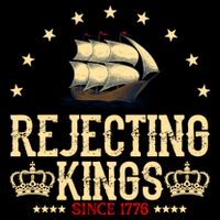 Rejecting Kings Since 1776 Vintage Patriotic No Kings Backpack