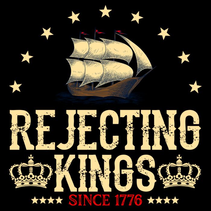 Rejecting Kings Since 1776 Vintage Patriotic No Kings Backpack