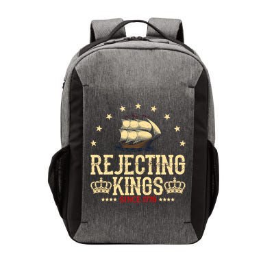 Rejecting Kings Since 1776 Vintage Patriotic No Kings Vector Backpack